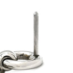 Hermes Earrings Loop Grand Vorsluyft Metal Glaze Etoupe — view 6