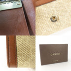 Gucci Key Case Interlocking 6-stacks GG Canvas Calf Beige Brown — view 9