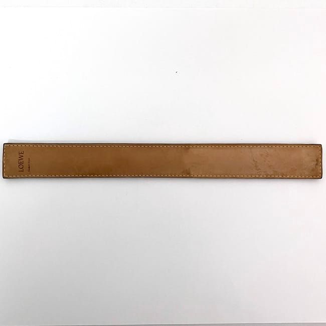 Loewe Bracelet Brown Anagram Leather — view 5