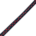 Christian Dior I Love Paris Belt Slim Small Heart Pattern Logo Total Leather — view 7