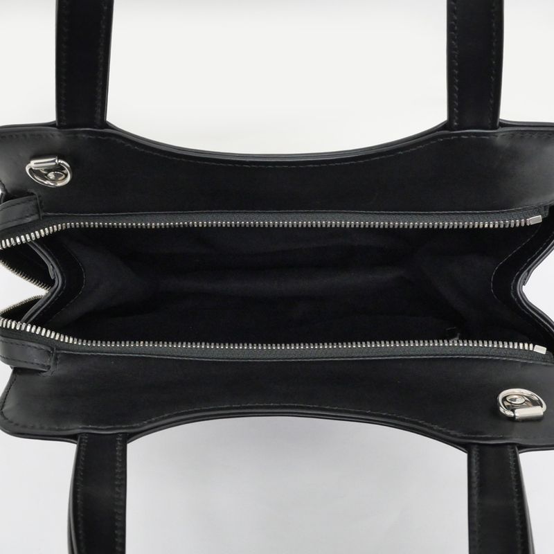 Gucci Petit GG Small Hand Bag Black 2-Way Chain — view 6
