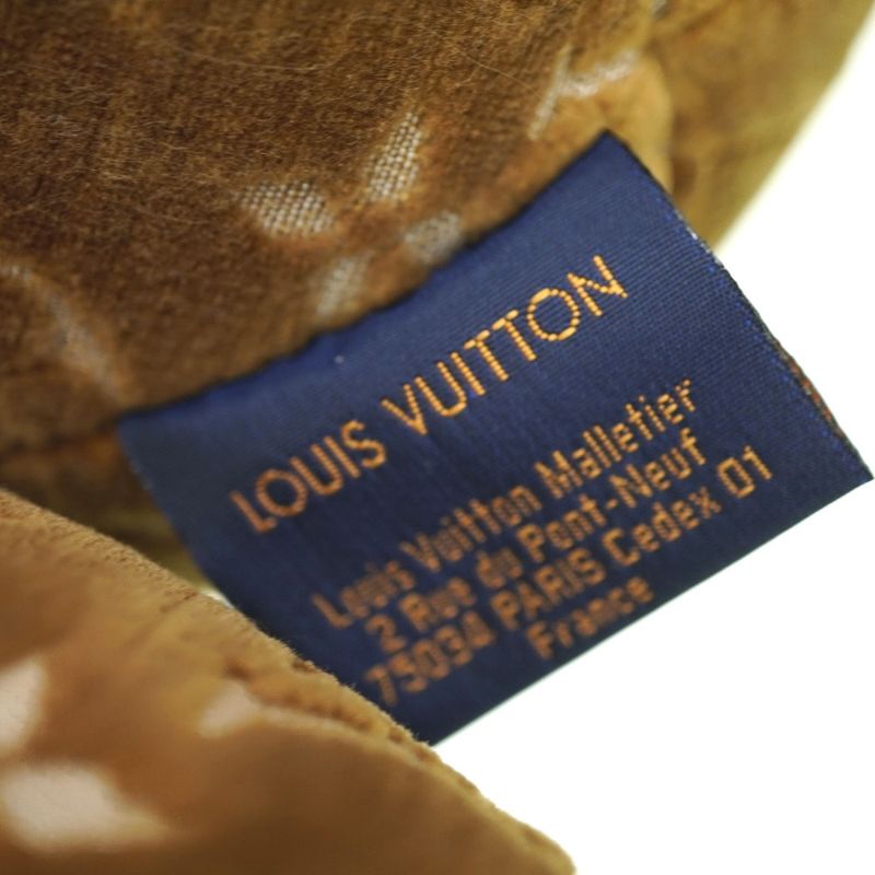 Louis Vuitton Monogram Doudou Teddy Bear Limited Edition 2021 Gi0739 Velour — view 8