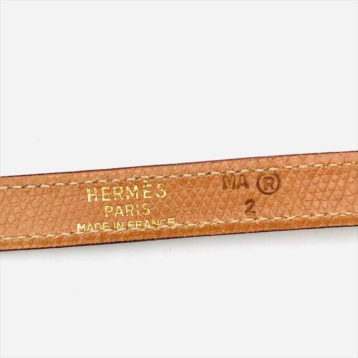 Hermes Kelly Bolide Shoulder Strap Brown Gold — view 4