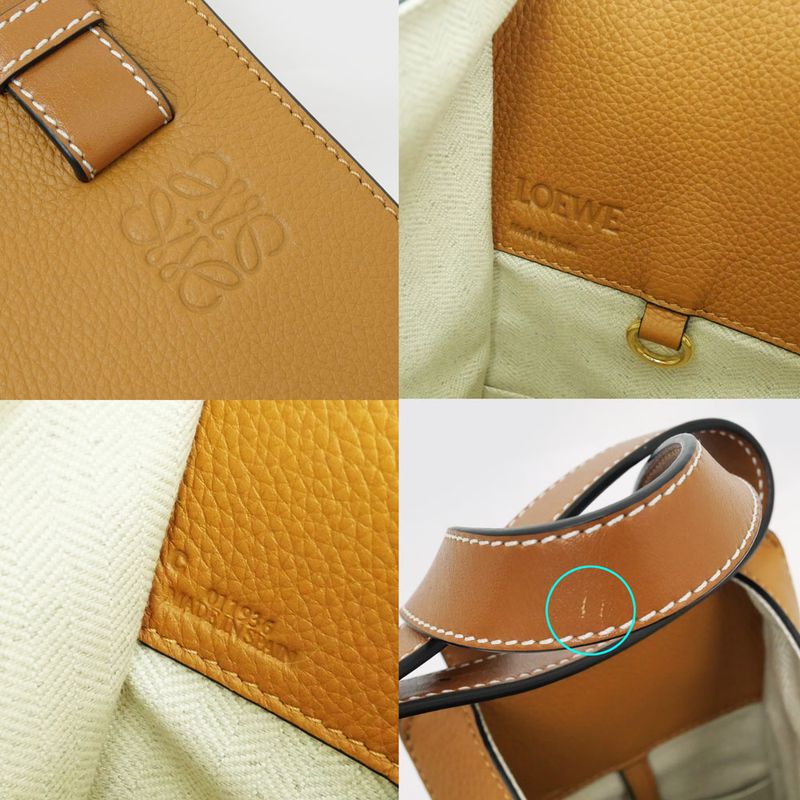 Loewe Hammock Small 38712 Kbn60 Brown Shoulder Hand 2-Way Bag Leather — view 7