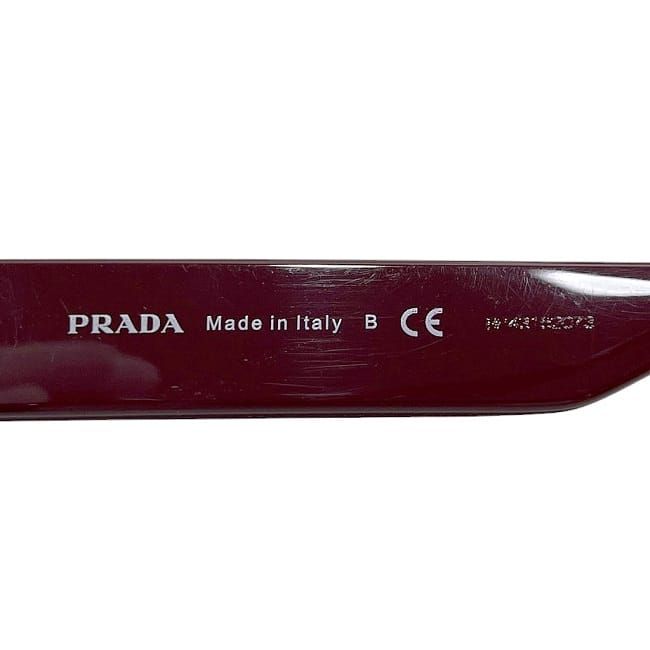 Prada Sunglasses in Black Gradient Bordeaux Red — view 8
