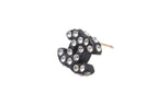 Chanel CC Logo Earrings 02 Rhinestone Black — view 3
