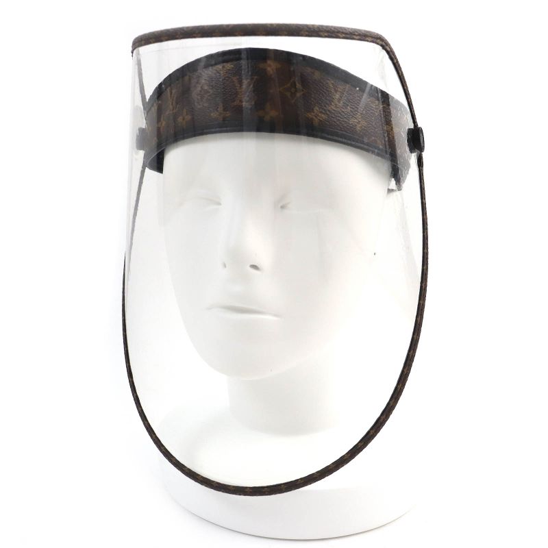 Louis Vuitton Villers Shield Monogram Canvas Sun Visor Face Cabas — view 2
