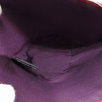 Hermes Palmyre Canvas Rouge Vif Prune Pouch 0179 — view 4