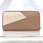 Loewe Round Zipper Long Wallet Pink Beige — view 2