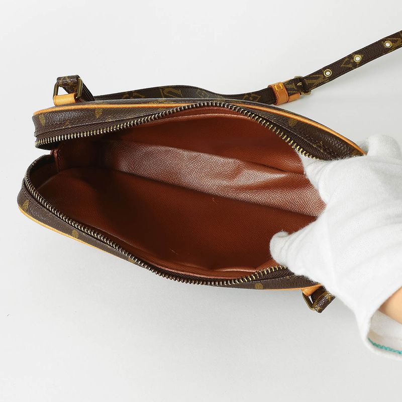 Louis Vuitton Shoulder Bag Pochette Marly Bandouliere Brown — view 5