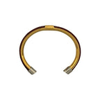 Gucci GG Logo Leather Bangle Bracelet Accessories Small — view 8