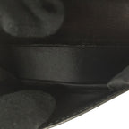 Christian Dior Enamel Cannage Card Case Black — view 6