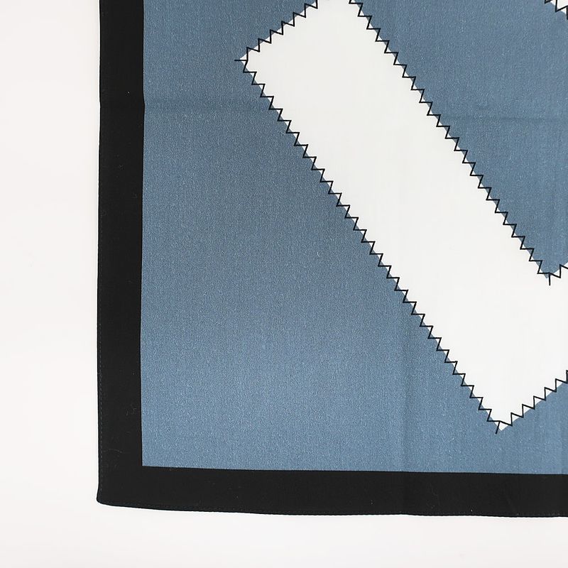 Louis Vuitton Handkerchief Monogram Logo Yellow Blue — view 7