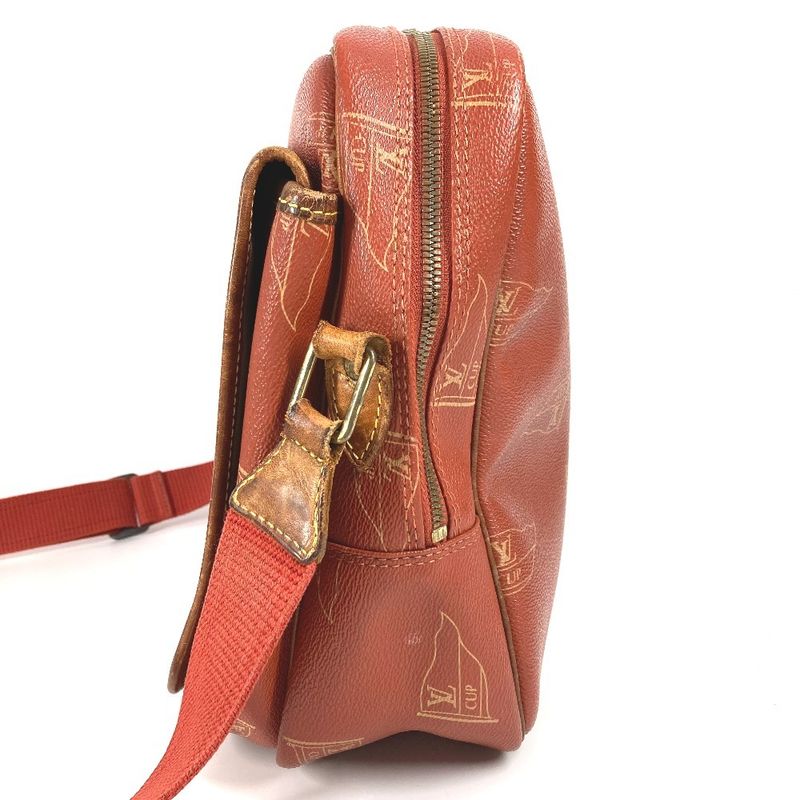 Louis Vuitton Shoulder Bag Calvi Canvas Avogany Orange — view 3