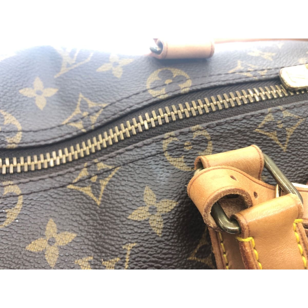Louis Vuitton Boston Bag Monogram Keepall 50 key Miss Ing Brown — view 4