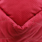 Chanel Quilted Nylon Red Backpack Daypack — view 4