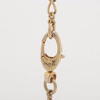Gucci Michele Lion Head Necklace With GP And Rhinestones — view 4