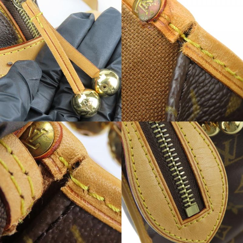 Louis Vuitton Tote Bag Popincourt O Monogram Nubuck Brown Gold Hardware — view 6