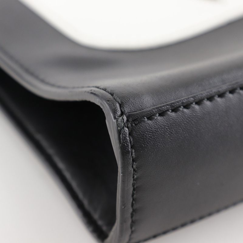 Fendi Bugs Monster 7 Va433 Calf Black Clutch Bag — view 4