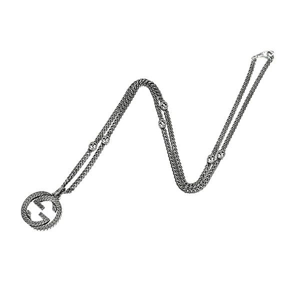 Gucci Necklace Interlocking G Argento — view 6