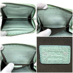Fendi Coin Case Light Green Selleria 8 M343 Purse — view 7