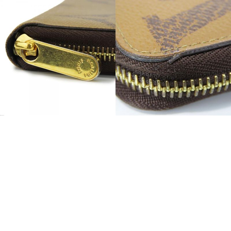 Louis Vuitton Long Wallet Zippy Monogram Giant Reverse Brown — view 9