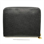 Chanel CC Logo Caviar Leather Mini Pouch Second Black — view 2