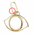 Hermes Curiosity Charm Set Of 2 Gold Color Silver Pendant Top Eye — view 9