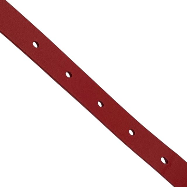 Christian Dior Belt Thin CD Logo Red — view 8