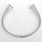 Hermes Bracelet Bangle Cour De Forge LG AG 925 SV Silver Jewelry — view 7