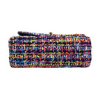 Chanel Shoulder Bag Mini Classic Chain Flap Quilted Tweed Sequins Coco — view 4