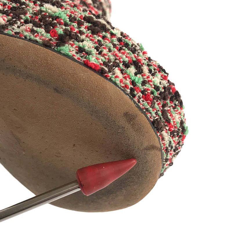 Bottega Veneta Boo Cles Wedge Mule Sandals 37 Multicolor — view 7