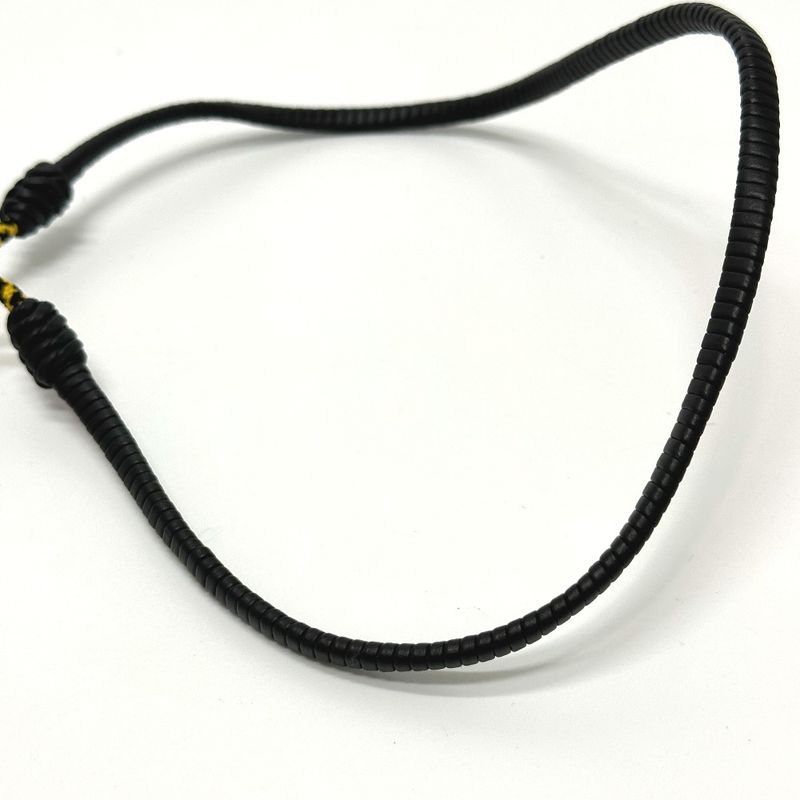 Fendi Necklace FF Vertigo Leather Black — view 8