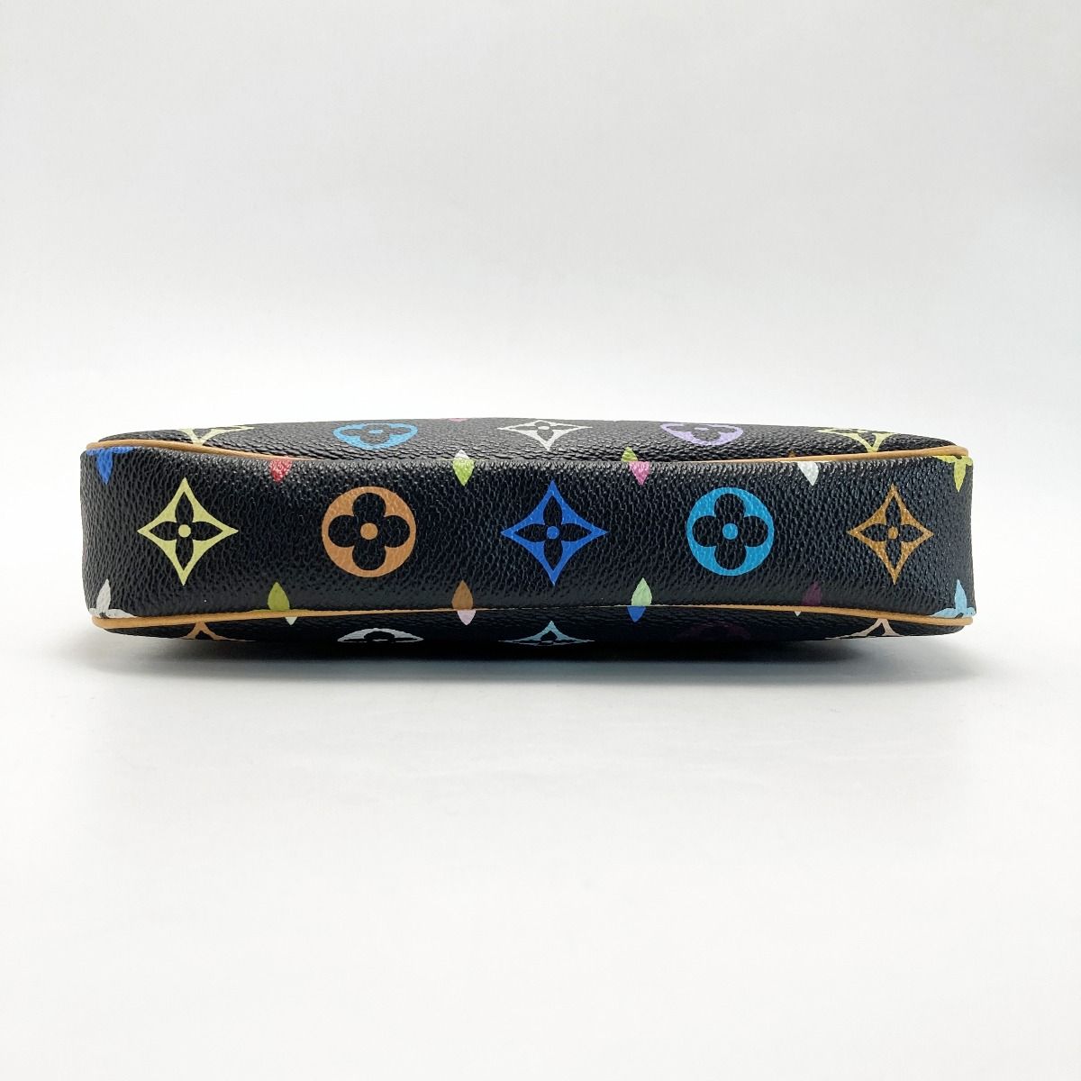 Louis Vuitton Monogram Multicolor Pochette Accessory Noir — view 2