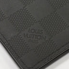 Louis Vuitton Bifold Card Case Pass Damier Infini Onyx Organizer De Poche — view 7