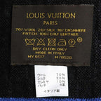 Louis Vuitton Echarpe Edge Scarf Black Blue My0137 — view 7