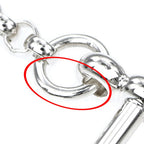 Hermes Chaine Dancre Punk Bracelet ST AG 925 Silver Accessorie — view 9