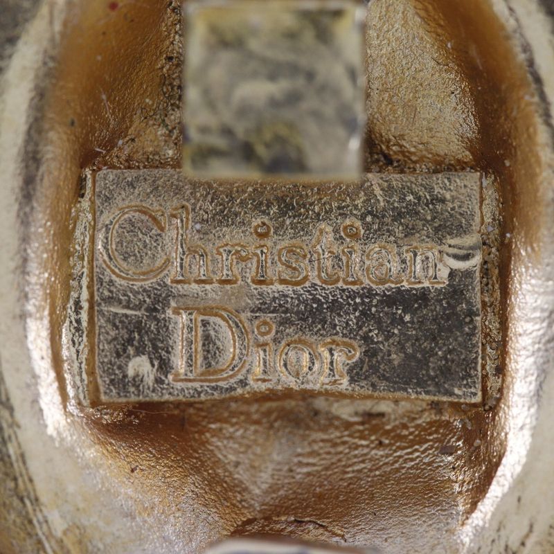 Christian Dior Vintage Gold Plated 19.4 g Earrings — view 7