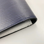 Louis Vuitton Epi Portefeuille Brother Bifold Long Wallet Navy — view 4