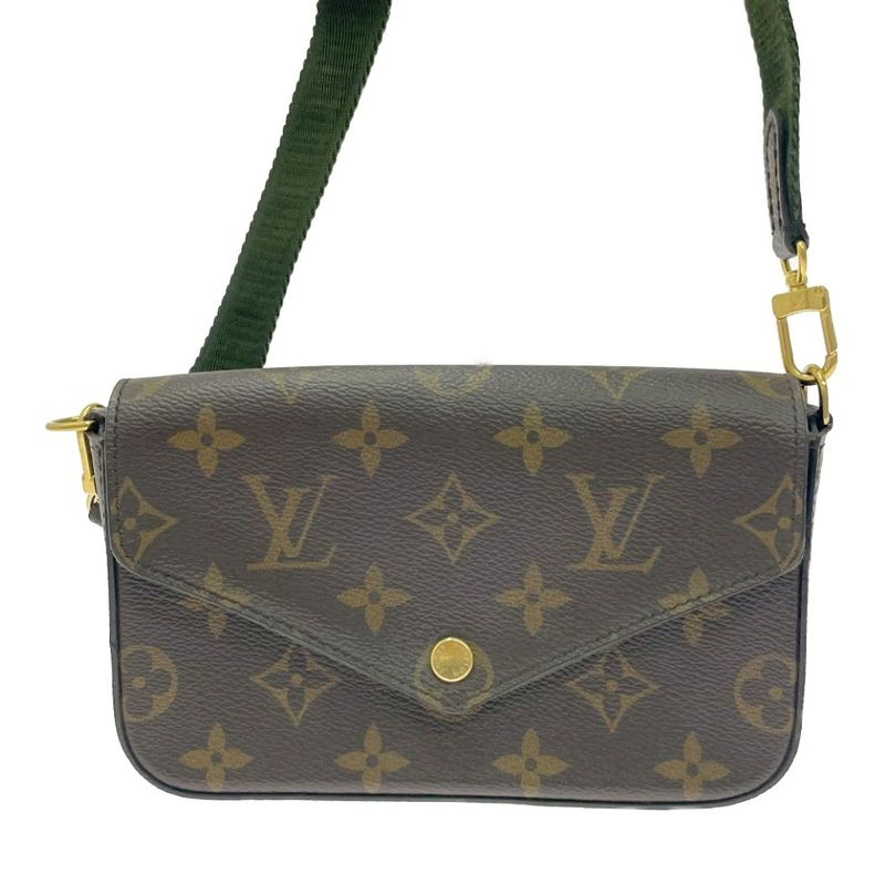 Louis Vuitton Monogram Muerte Pochette Felicie Brown — view 5