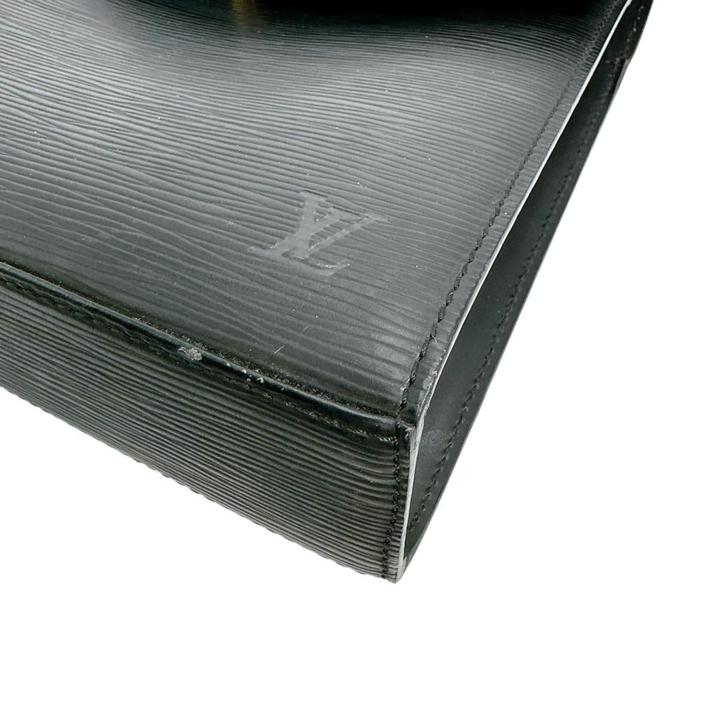 Louis Vuitton Epi Handbag Malesherbes Black — view 5