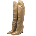 Hermes Khaki Size 23 Boots — view 2