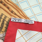 Hermes Wolfgang Amadeus Mozart Hymn To Carre 90 Scarf Silk Twill Square — view 9