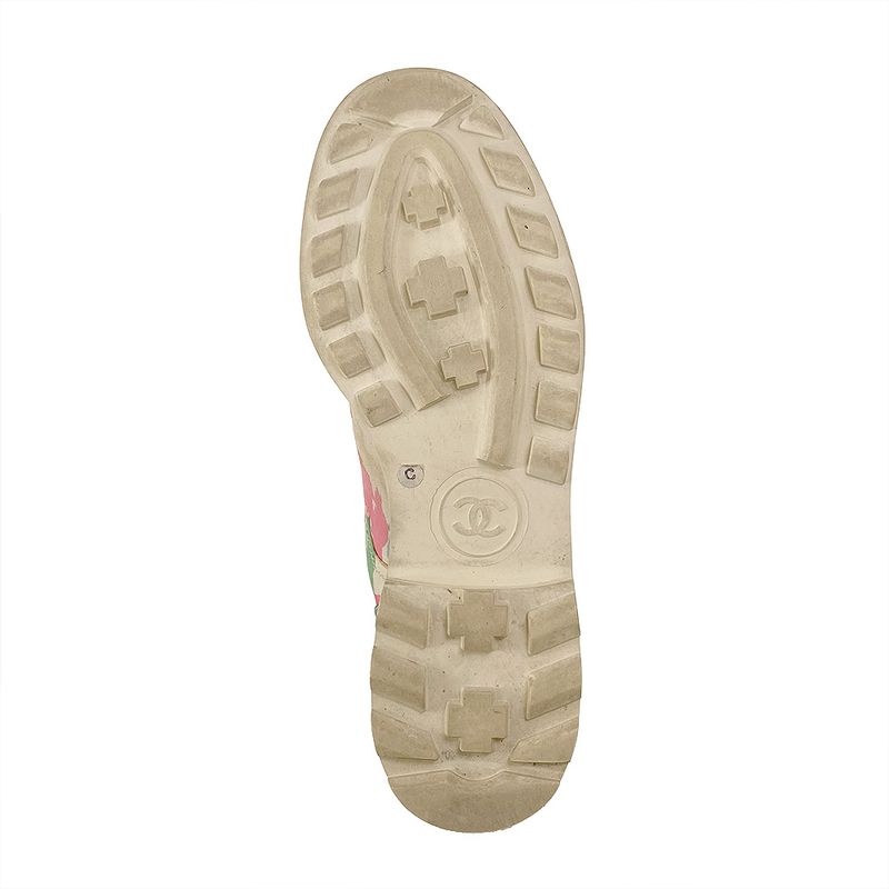 Chanel All-Print Floral Pink Sneaker — view 8