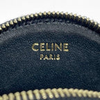 Celine Coin Case Black Triomphe 10 D22 Bq3.38 no — view 9