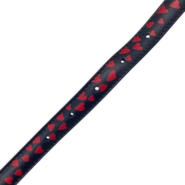 Christian Dior I Love Paris Belt Accessories Heart Pattern Logo Total Leather — view 8
