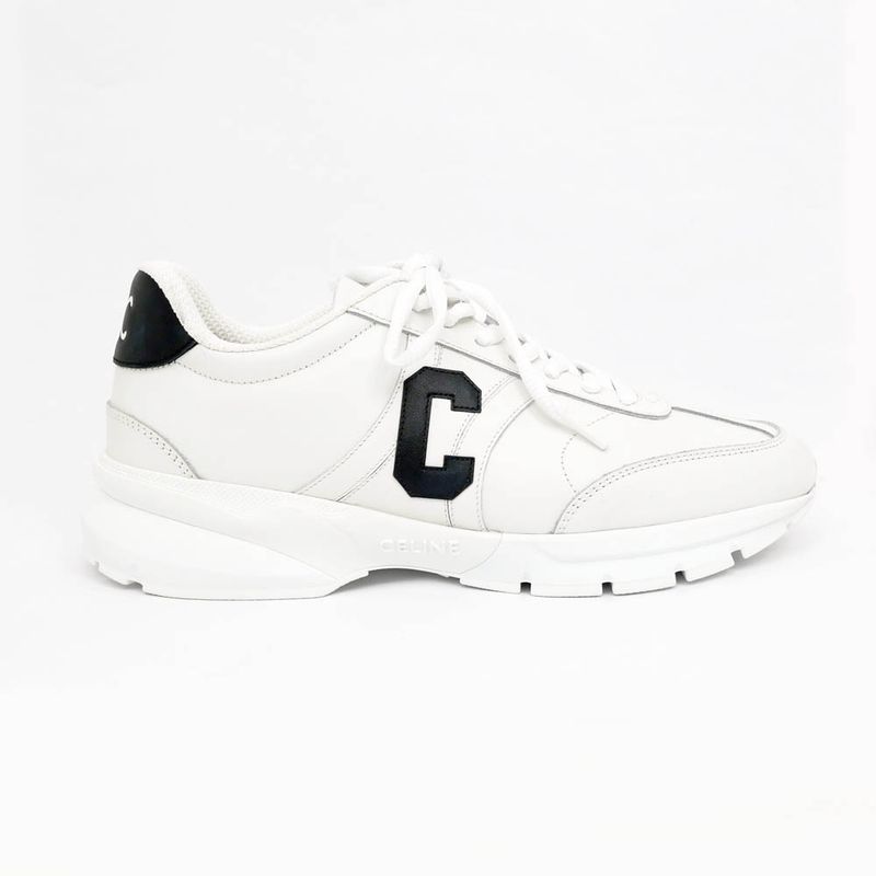 Celine Sneakers White Black 35929 Size 39 Shoes — view 4