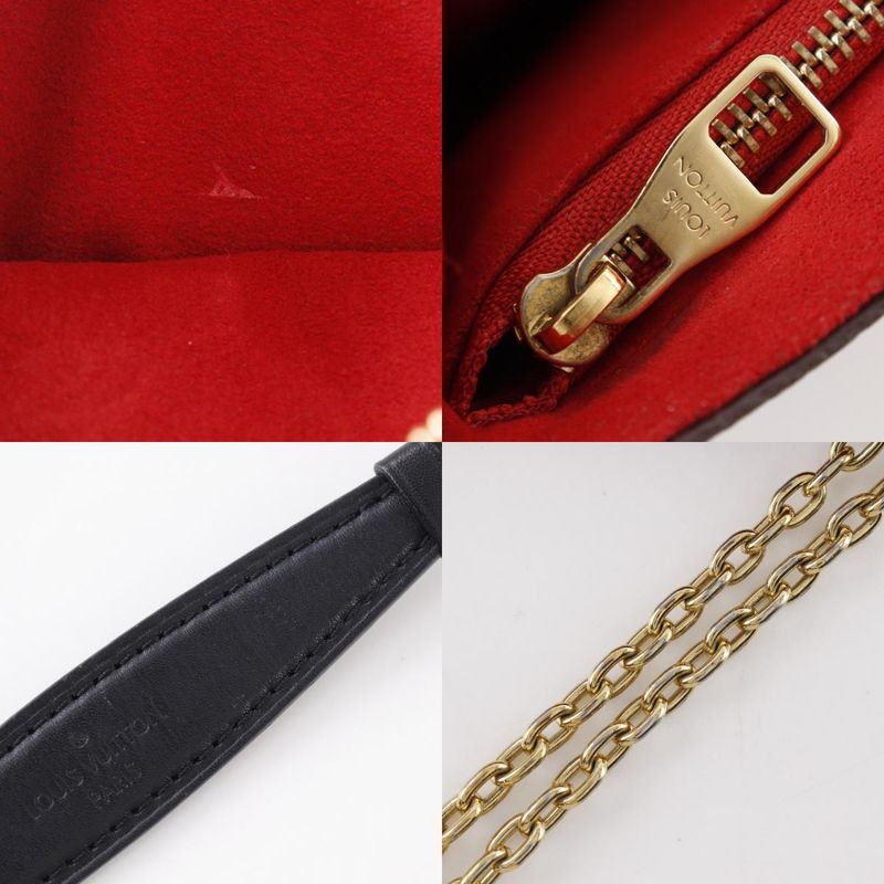 Louis Vuitton Saint Placide Monogram Canvas Threes Brown Red Ca2167 — view 9