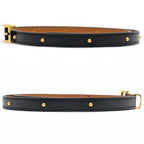 Hermes Belt Pop H Courte 15 80 cm Black Gold Hardware — view 5