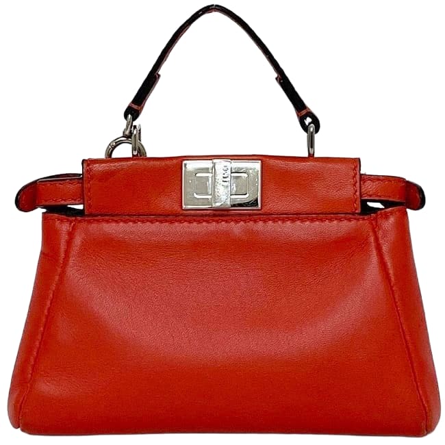 Fendi 2-Way Bag Micro Peekaboo Red — view 3